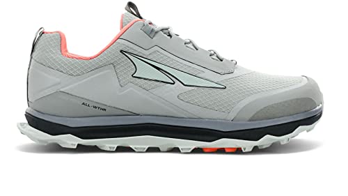 ALTRA Women's AL0A4VR9 Lone Peak All-WTHR Low Trail Running Shoe, Gray - 8.5 W US