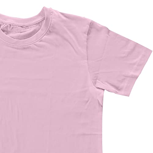 Image of Baby Boy /Girl's Plain Round Neck Half Sleeve Super Combed Cotton T-Shirt