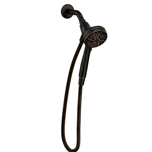 Moen Engage Magnetix Mediterranean Bronze 3.5-Inch Six-Function Detachable Handheld Showerhead with Magnetic Docking System, 26100BRB by Moen - Image 2