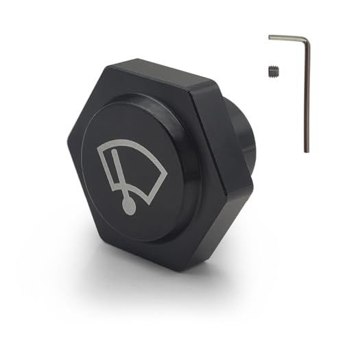 LXROAR01 Aluminum Windshield Wiper Switch Knob Compatible with Ford Truck F150 F250 F350 1985-1991, for Ford Bronco 1985-1989