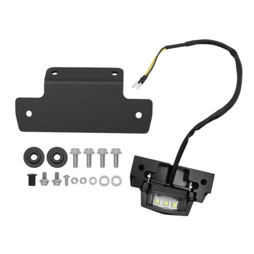 Support de plaque arrière moto CBR600RR pour sorties et circuits 2024