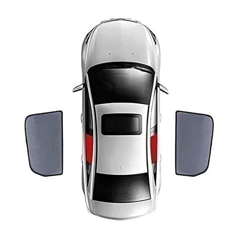 Car Window Sun Shades for V-W Tiguan Touareg Touran 2016-2020, Summer Uv Protection Side Window Sunshade Anti-Mosquito Shading Screen Cover Blinds Protects Baby Accessories Cover