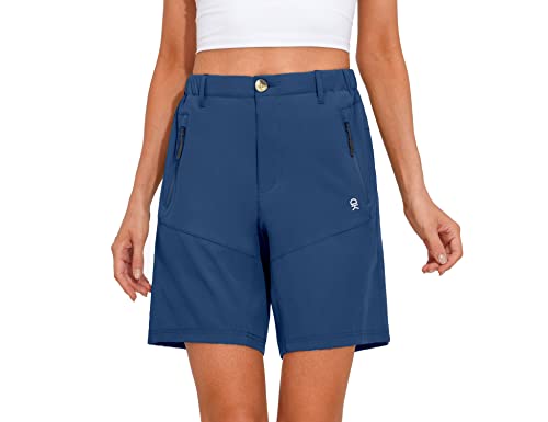 Short cargo léger anti-transpiration pour femme bermuda de marche stretch