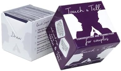 Miniatura 6 de Touch & Tell - Juego de cartas para parejas de conversación para conectarse en un nivel más profundo - Juego de cartas de relación romántica para
