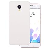OAGELIM Hülle kompatibel mit Meizu M5C Hülle Stoßfeste TPU Weiche Flexible Schützende Handyhülle mit Kratzfestigkeit & Militärischer Fallschutz (Weiß)