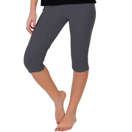Image of STRETCH IS COMFORT Women's Ultra Buttery Smooth Cotton Leggings, Knee Length Leggings or Shorts | Small to 5X