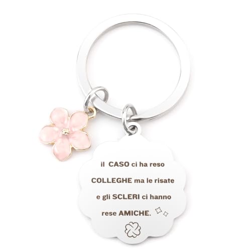 GuardiaTech Regalini Colleghe,Portachiavi Colleghe,Regalo Collega Donna,Regali Colleghe Natale,Regalo Natale Colleghe,Buona