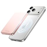 ULiXWH 10,000mAh for MagSafe Power Bank Ultra Slim, Magnetic Wireless Charger with USB-C Cable, Fast Charging Portable Battery for iPhone 17 Pro Max/17 Pro/Air/16/15/14/13, Rose Gold
