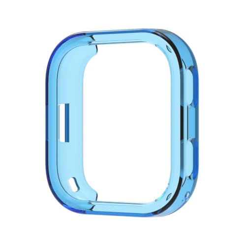 KOOLRIVER�EFor Amazfit Bip Max �P�[�X �N���A �J�o�[ ���� �\�t�g TPU �v���e�N�^�[�J�o�[ �ϏՌ� �\�t�g�P�[�X For �A�}�Y�t�B�b�g(�N���A�u���[)