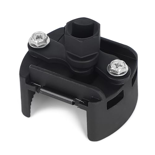 DBREAKS Clé Universelle à Filtre à Huile 60-80 mm, Clé à Filtre à Huile Réglable, Retrait et Installation Rapides, Outil de Démontage de Filtre à Huile, Clé à Filtre pour Voitures, Motos