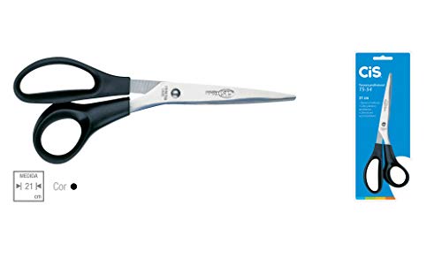 Tesoura Profissional 21cm, CiS, TS-54, 240.7000, Preta
