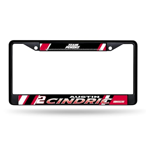 Rico Industries NASCAR Racing Austin Cindric Black Chrome Frame with Decal Inserts 12