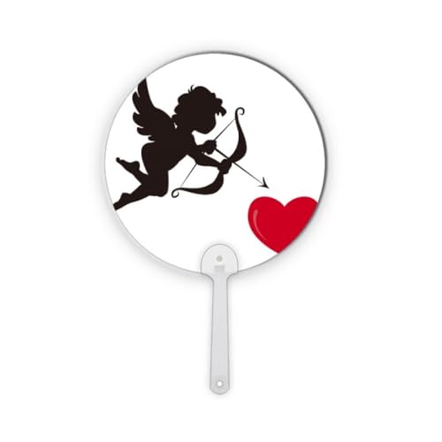 Cupidon Ange Rouge Motif Cœur en plastique rond pour décoration et loisirs créatifs
