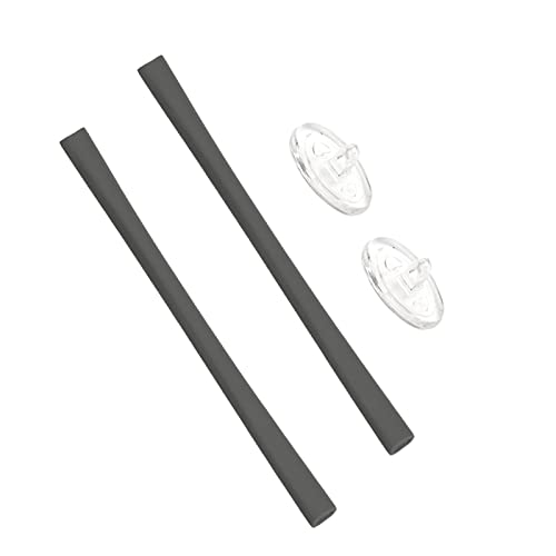 BLAZERBUCK Sock Kits Earsocks & Nosepieces for Oakley Casing OX3110 / Clubface OX3102 Eyeglass - Grey
