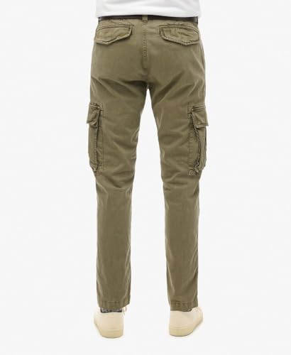 Superdry Para Homem. M7011132A CalçAs Cargo Core Verdes (33/32), Casual, AlgodãO - 3