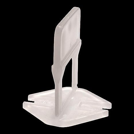 Tile Leveling System Plastic 2mmClip Only Tile Leveling System Wall Floor Spacer Tile Levelling Tools,100 pcs OnlyClip [White] 2mm
