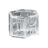 ポータブルアクリルビリヤードチョークパウダーボックスプールキューブストレージホルダービリヤードストレージ耐える明確なチョーク保護