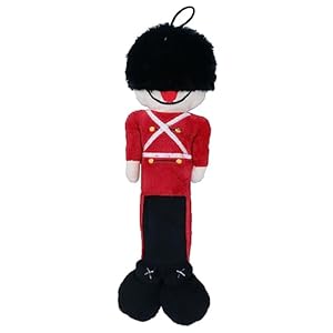 AB Tools Plush Interactive Soldier Sensory Dog Toy with Non-Squeaky Ball Dog Gift