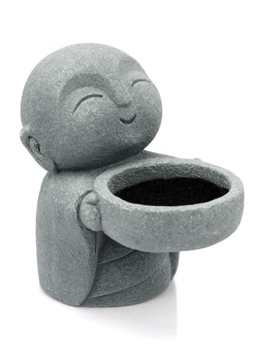 Portavelas Zen con figura de Buda para decoración
