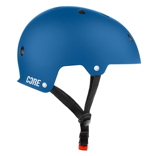 Core Protection Action - Casco deportivo para patinaje, BMX, bicicleta, MTB, Roller Derby, scooter, color azul marino, XS/S
