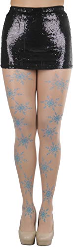 Image of ToBeInStyle Womens Fun Tights with Festive Wrap Around Designs
