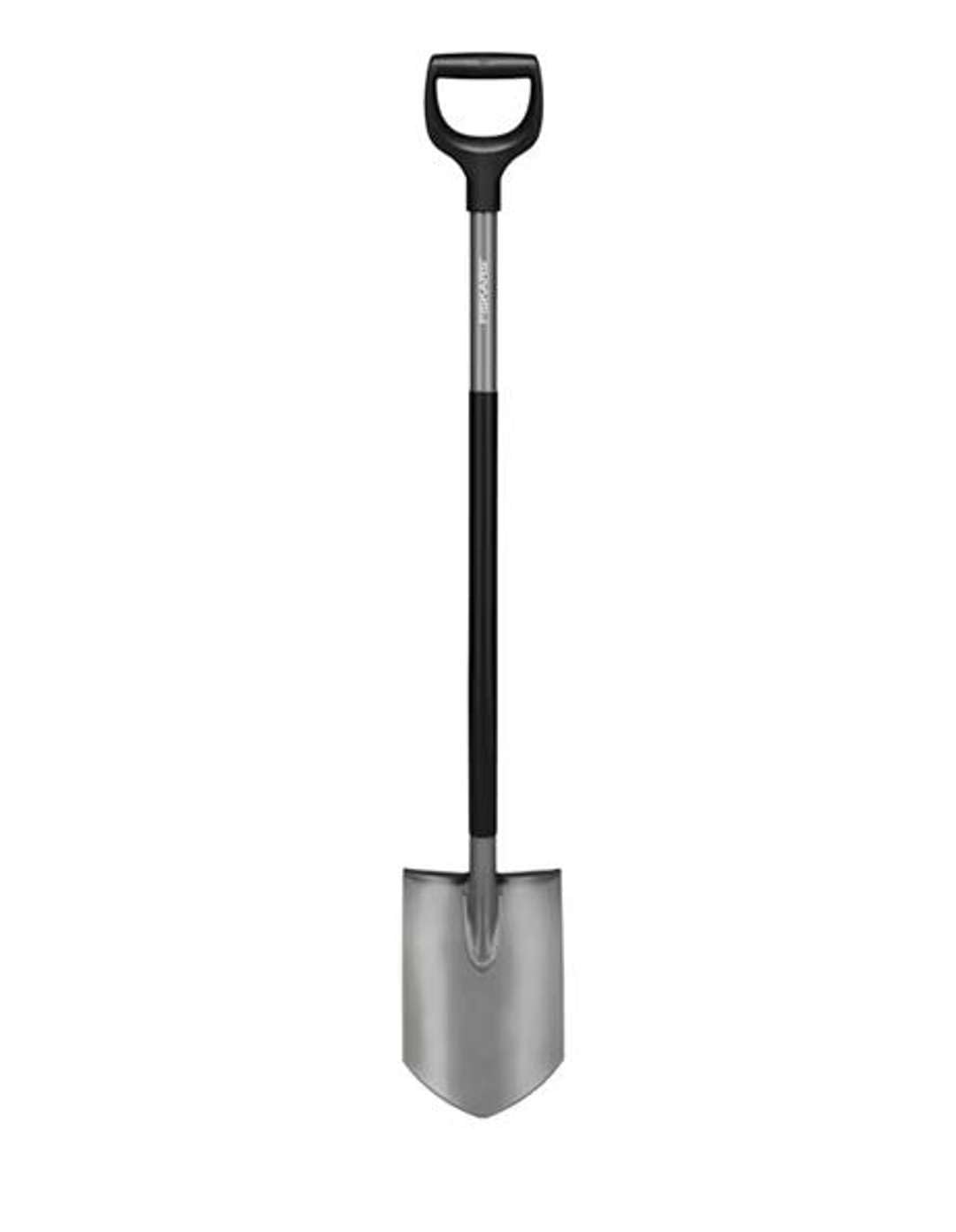 Fiskars Metalspaten Ergonomic – Scharfkantiger Spaten mit SoftGrip