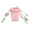 Adjustable Metal Breast Nipple Clips with Bucket Non Piercing Nipple Clamps Sexy Chest Stimulation Jewelry (Pink)
