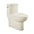Swiss Madison Well Made Forever SM-1T206BQ Sublime One Piece Elongated Left Side Flush Handle Toilet In Bisque 1.28 gpf