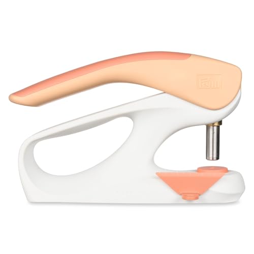 Prym 390912 Vario Creative Tool | Druckknopf- Ösen- & Lochwerkzeug | Inkl. Werkzeugset (2 54 mm) | Ergonomisch & kraftsparend | Aprikose