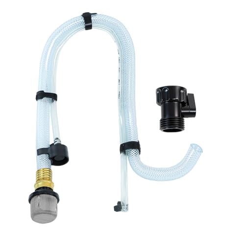 Suction Tube Replacement Kit for Graco Magnum Series - Compatible with Project Painter Plus, X5, X7, ProX17, ProX19 Stand & Cart Airless Paint Sprayers, Includes Hose, Drain Tube, Strainer and Clamps