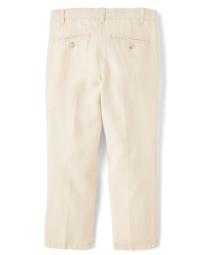 Gymboree,Boys,and Toddler Dress Pants,Khaki Linen,122