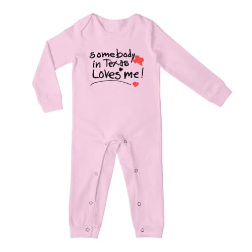 Someone in Texas Loves Me Baby Short Sleeve Bodysuit Infant Playsuit