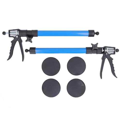 Mavaol Telescopic Support Rods Adjustable Stainless Steel Woodworking Support Rods Non-Slip Feet 50-115cm for Ceiling and Cabinet Installation