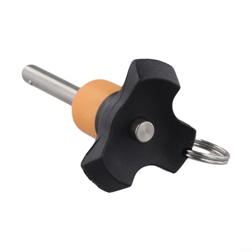 Goupille de verrouillage à boule autobloquante pour libération rapide avec bouton, goupille de détente en acier inoxydable durable pour un usage industriel, diamètre de 6 mm/8 mm, longueur de serrage