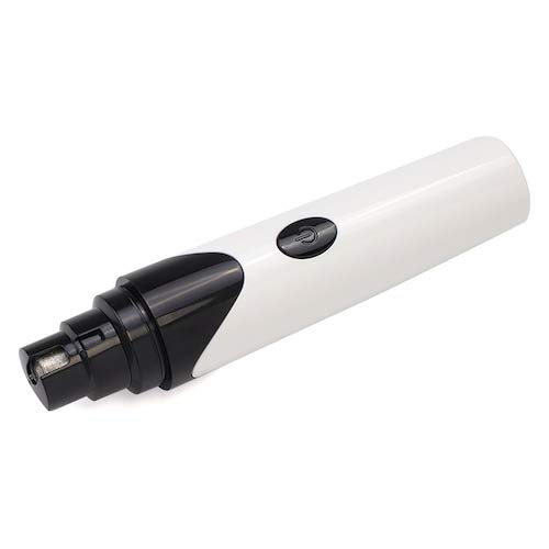 Uñas Recargables Perro Gato Cuidado Acicalado USB Eléctrico Perro Mascota Cortador Cortadora De Cortes para Mascotas - Blanco