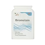 Ved Bromelain Capsul High Strength 3000 GDU, g 500mg per Capsule, Naturally Derived from Pineapple, Vegan Capsule, 90 Capsule (3 Months Supply)