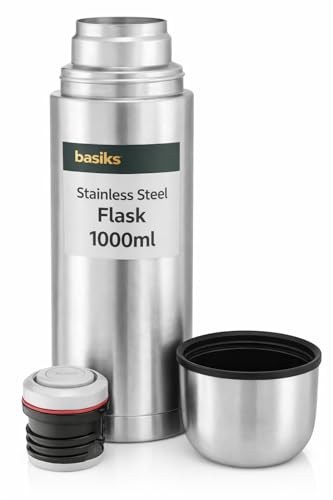 Stainless Steel Vacuum Flask 1L | Double Wall Insulated...