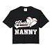 Family Hockey Player Hockey Nanny Vintage Christmas Xmas Comfort Colors Crop Top