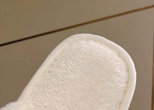 Women's Warm Plush Bunny Animals Slippers Adult Cotton Indoor non-slip Home Thick Bottom Slippers for Winter 6