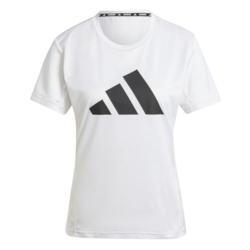 Image of adidas Women's Polyester Geometric Regular Fit T-Shirt