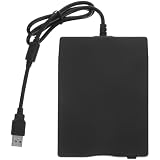 Kichvoe Lecteur Disquette USB Portable 3,5 Pouces Noir pour PC et Ordinateur de Bureau Com...
