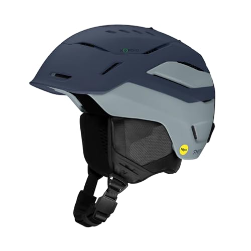 Genere: da uomo Smith - Casco da sci/Snow Vantage 2 MIPS Matte Royal Navy Wolf Gray Uomo - Uomo - Dimensione 51/55 - Blu