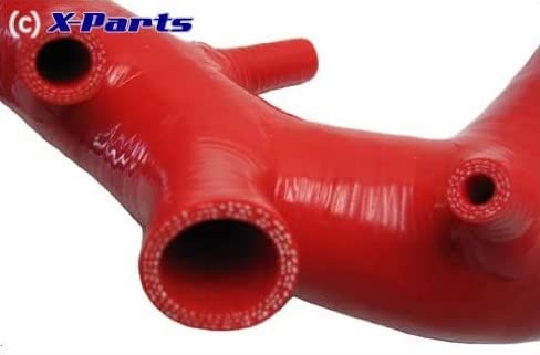 X-Parts Tubo di pressione di carico per S3 TT Leon 1.8T 20V tubo in tessuto rinforzato (rosso) 1010510