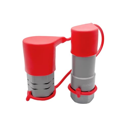 Image of 1 /2″ Flat Face Connect Under Pressure Hydraulic Quick Couplers Set - 1 /2″ SAE Port