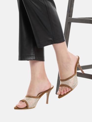 Image of AXIUM Women's Embellished Stilettos Sandals, 3.5-Inch (SAN218)