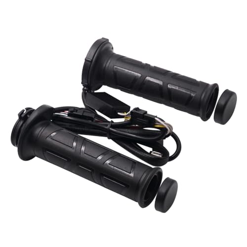 Puños calefactables de moto para rutas de invierno con regulador térmico en manillares 22mm