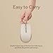 ASUS Wireless SmartO Mouse Silent Plus – Dual Mode (BT/2.4GHz), up to 3 Devices, Ergonomic, 4200 DPI, AA Battery Lasts up to 1 Year, Quiet Switches, Portable, for Productivity/Gaming - Oat Milk
