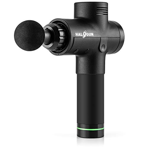 Halogun Massage Gun 20 Speed Cordless Handheld Electric Back Deep Tissue & Muscle Massager, Equipment and Percussion Device Featuring Quiet Glide Technology