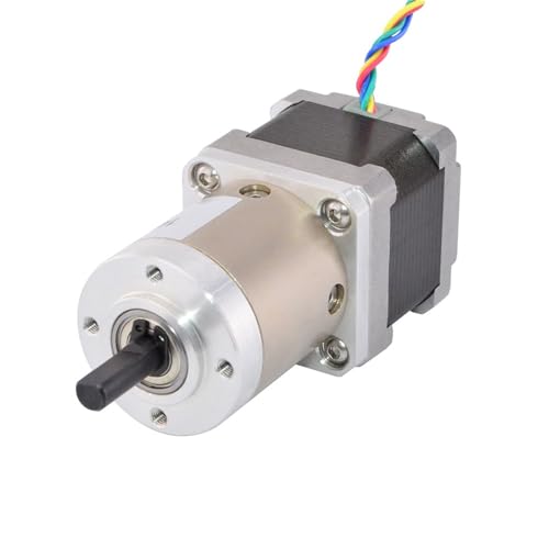 Moteur pas à pas Nema 14 à réducteur 19:1, couple maximal de 1,0 A pour extrudeuse