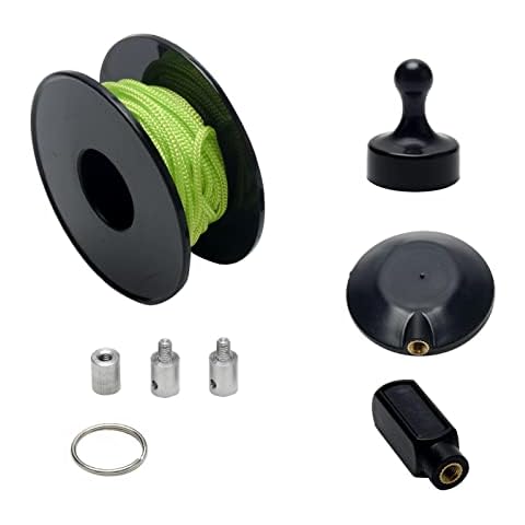 6m Wiremag Puller, Magnetic Wire Puller for Electrical Cables, Cable Rods Electrician Cable Fishing Tool Wire Guide Pulling System for Home Outdoor Office Garden(Black) Cover